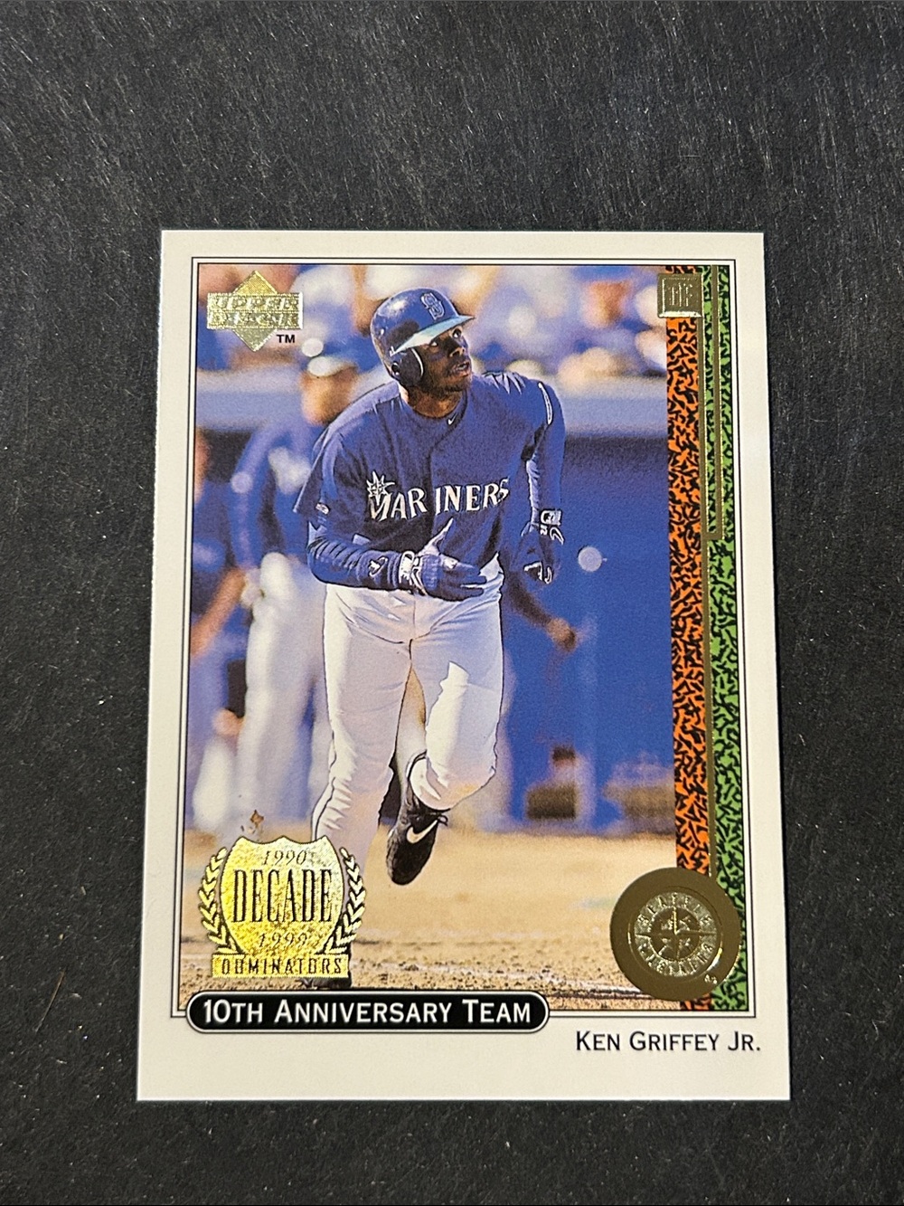 1998 Upper Deck Ken Griffey Jr. 10th Anniversary Team insert card #X6